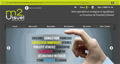 Desktop Screenshot of m2-visuel.com