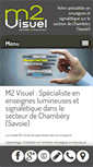Mobile Screenshot of m2-visuel.com